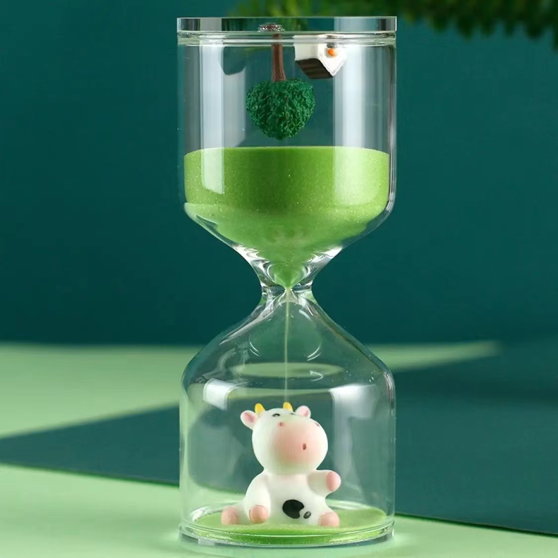 Customizable personalized cartoon hourglass
