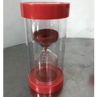 Manufacturers supply customizable plastic glass hourglass